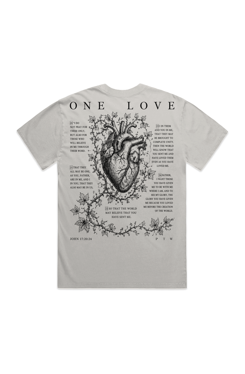 HEAVY FADED ONE LOVE TEE