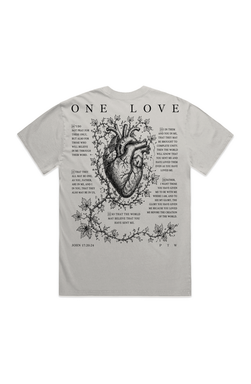 HEAVY FADED ONE LOVE TEE