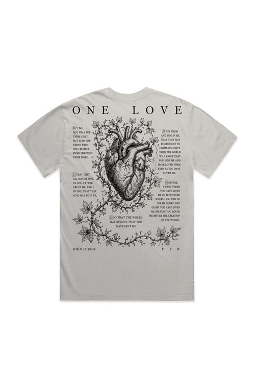 HEAVY FADED ONE LOVE TEE