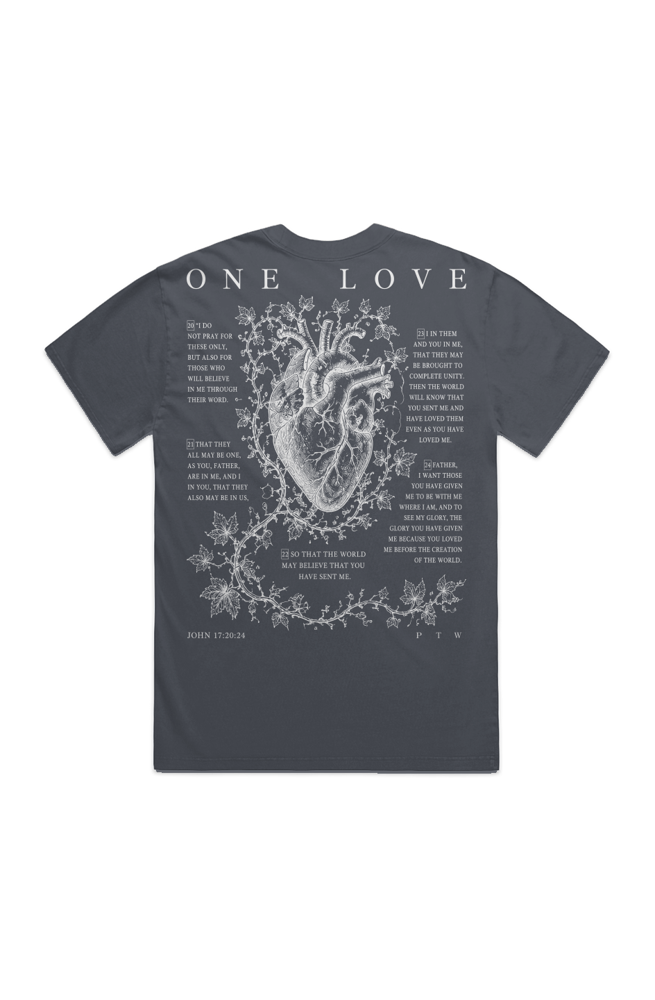 HEAVY FADED ONE LOVE TEE