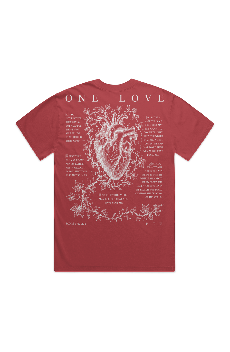HEAVY FADED ONE LOVE TEE