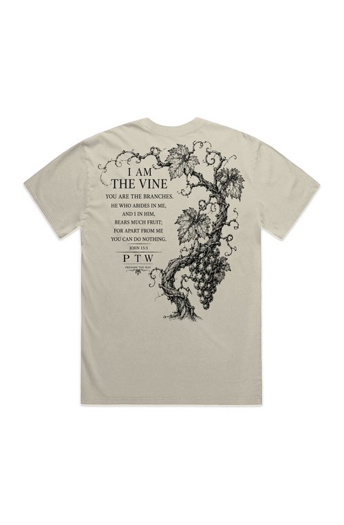 HEAVY FADED I AM THE VINE TEE